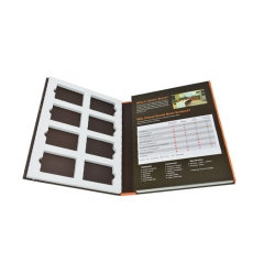 Custom Wholesale A4 Ring Binder Cardboard Cover File Folder